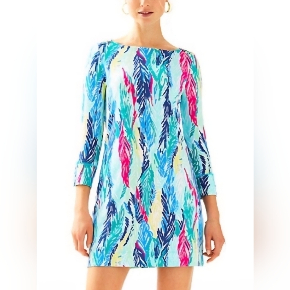 Lilly Pulitzer New Size Medium M Light As A Feather Sophie Bodycon Shift Dress